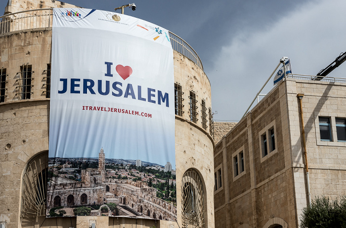 Tsahal Square: Jerusalem Historical City Hall Building Jerusalem