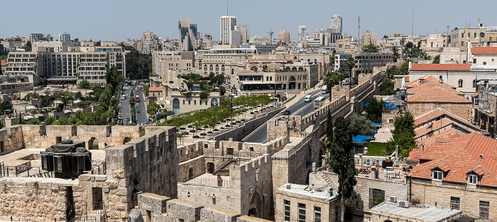 Blick von der Davidszitadelle: Neustadt Jerusalem