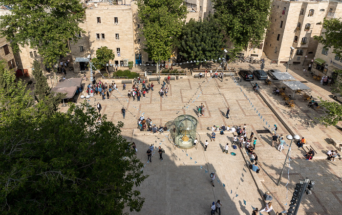 Blick von der Hurva-Synagoge: Jüdisches Viertel der Altstadt Jerusalem