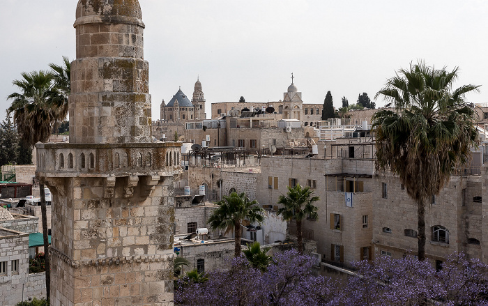 Blick von der Hurva-Synagoge: Jüdisches Viertel der Altstadt Jerusalem