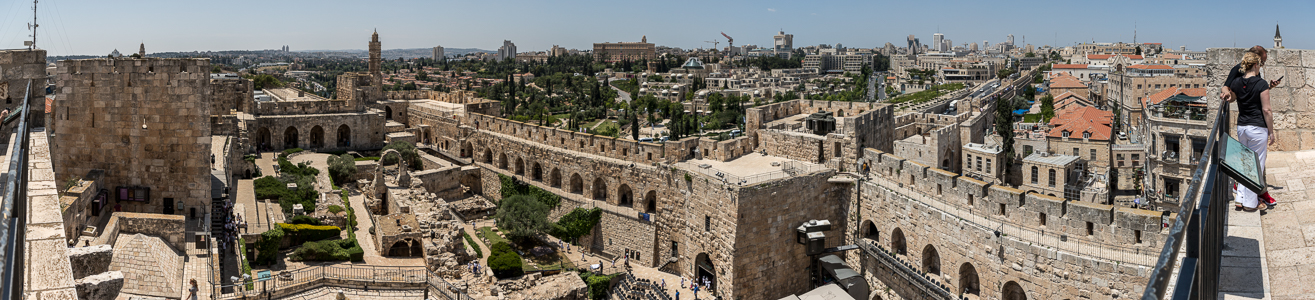 Jerusalem Blick von der Davidszitadelle