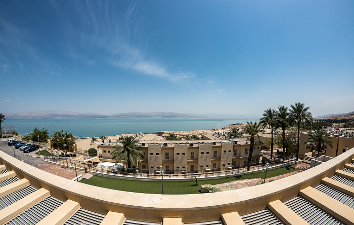 En Gedi Blick aus dem Ein Gedi Hostel: Totes Meer