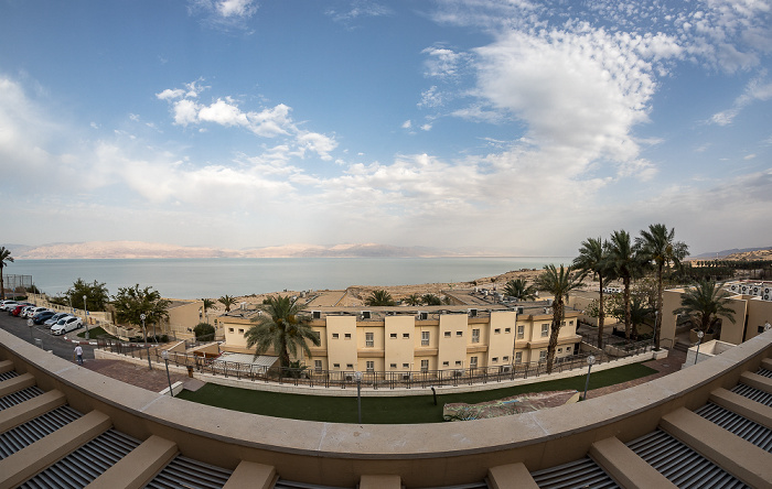 Blick aus dem Ein Gedi Hostel: Totes Meer En Gedi