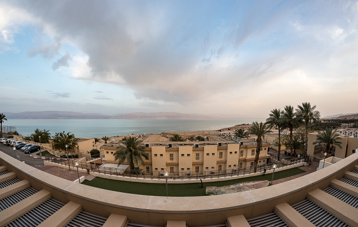 Blick aus dem Ein Gedi Hostel: Totes Meer En Gedi