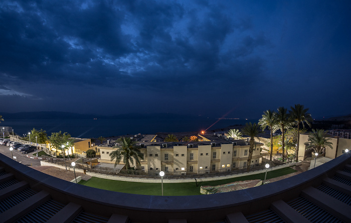 Blick aus dem Ein Gedi Hostel: Totes Meer En Gedi