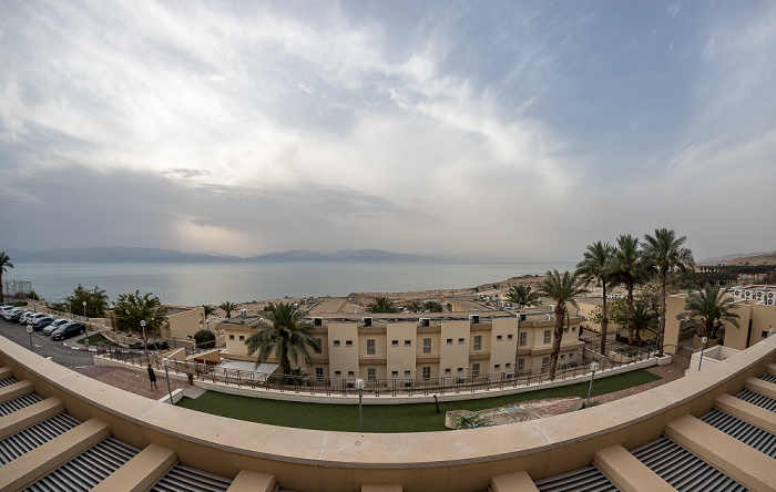 En Gedi Blick aus dem Ein Gedi Hostel: Totes Meer