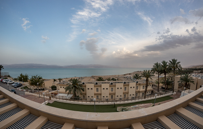 Blick aus dem Ein Gedi Hostel: Totes Meer En Gedi