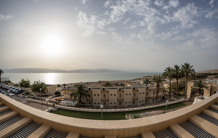 En Gedi Blick aus dem Ein Gedi Hostel: Totes Meer