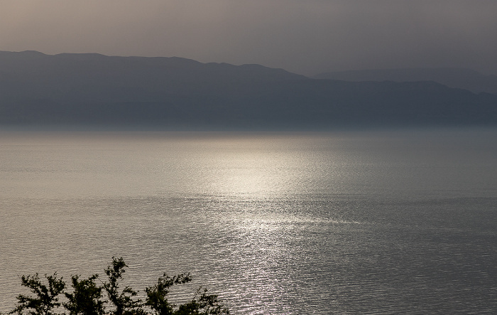 Blick aus dem Ein Gedi Hostel: Totes Meer En Gedi