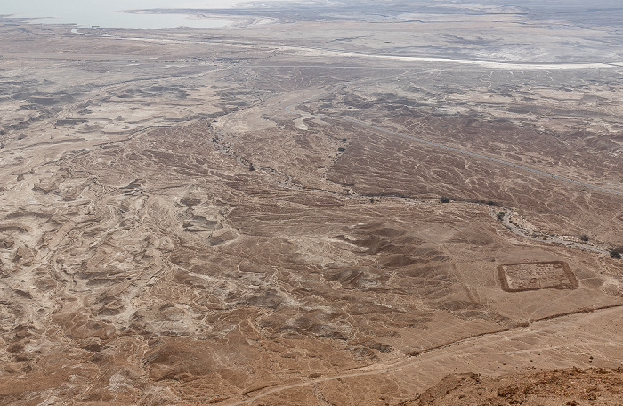 Blick vom Masada-Tafelberg Masada