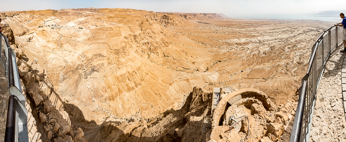 Blick vom Masada-Tafelberg Masada