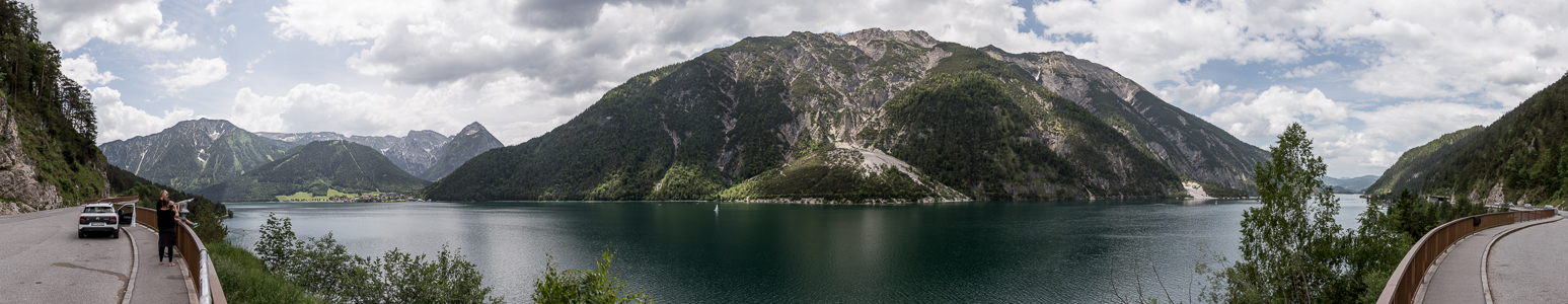 V.l.: Achenseestraße B 181, Karwendel, Achenseestraße B 181 Achensee