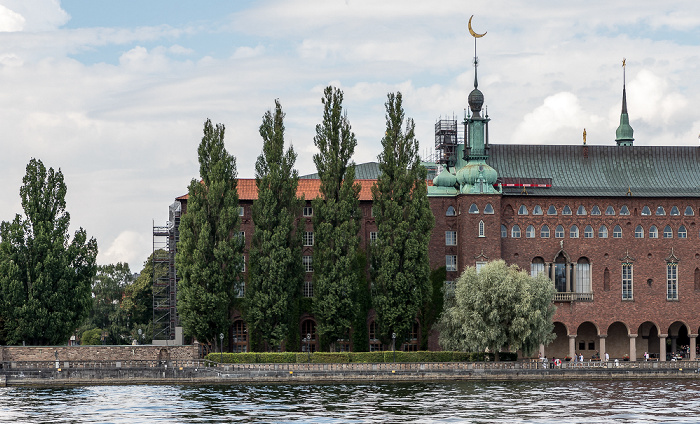 Stockholm Riddarfjärden (Mälaren), Kungsholmen mit Stadshuset (Stadthaus)