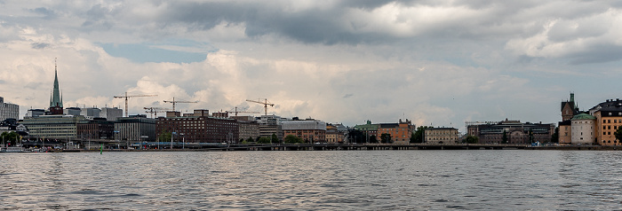 Riddarfjärden (Mälaren), Norrmalm mit der Centralbron Stockholm