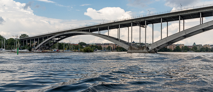 Stockholm Mariebergsfjärden (Mälaren): Västerbron Kungsholmen