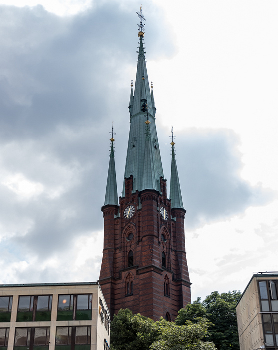 Stockholm Norrmalm: Klarabergsgatan, Klarakirche (Klara kyrka)