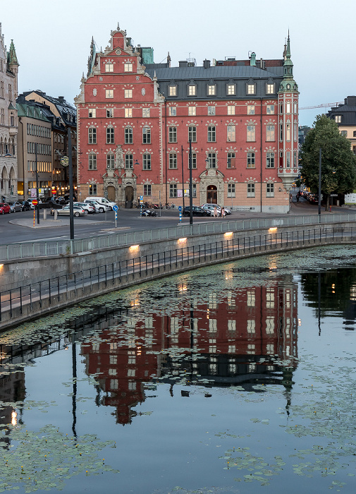 Stockholm Altstadt Gamla stan: Riddarholmskanalen, Petersenska huset