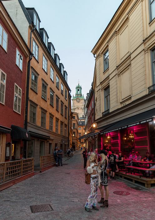 Stockholm Altstadt Gamla stan: Stora Gråmunkegränd Stampen Storkyrkan
