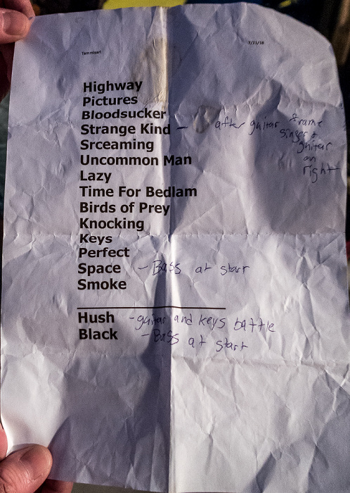 Dalhalla: Deep Purple Rättvik Setlist
