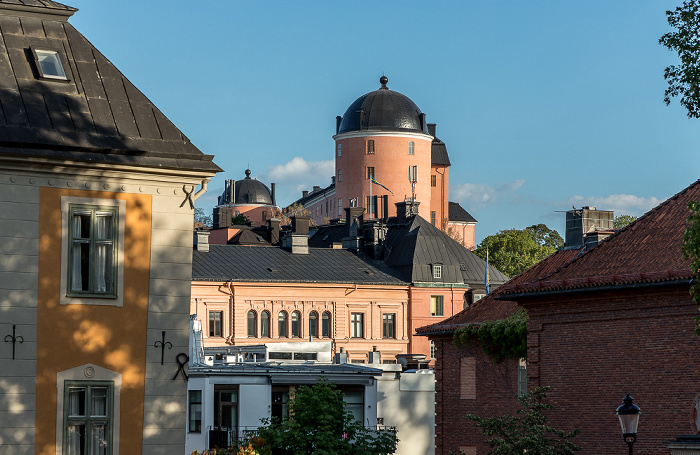 Uppsala Blick vom Domkyrkoplan Schloss Uppsala