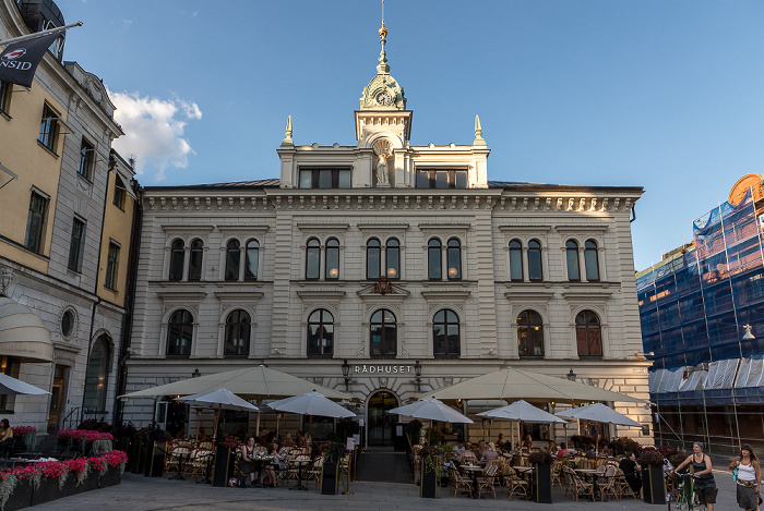 Stora torget: Rådhuset Uppsala