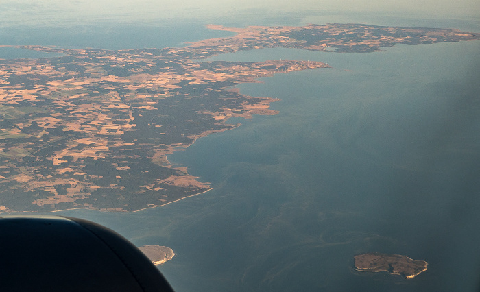 Gotland Ostsee 2018-07-25 Flug DLH2419 Stockholm-Arlanda (ARN/ESSA) - München Franz Josef Strauß (MUC/EDDM)