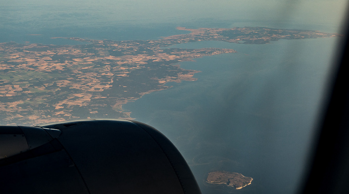 Gotland Ostsee 2018-07-25 Flug DLH2419 Stockholm-Arlanda (ARN/ESSA) - München Franz Josef Strauß (MUC/EDDM)