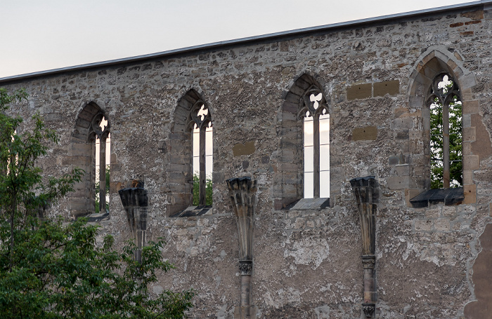 Erfurt Blick aus dem ibis Altstadt: Barfüßerkirche