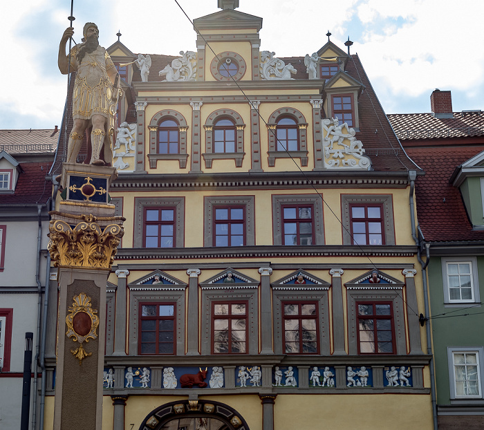 Fischmarkt mit u.a. dem Römer und dem Haus zum Roten Ochsen Erfurt