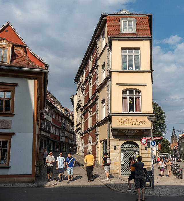 Erfurt Krämerbrücke Kaufmannskirche Rathaus Rathausbrücke