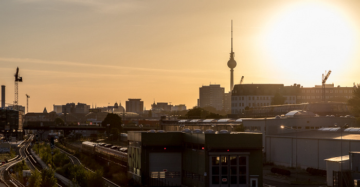 Blick von der Modersohnbrücke: Friedrichshain Berlin