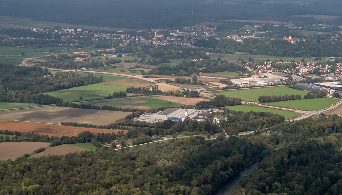 Landkreis Freising 2018-09-14 Flug DLH1986 München Franz Josef Strauß (MUC/EDDM) - Köln/Bonn (CGN/EDDK) Luftbild aerial photo