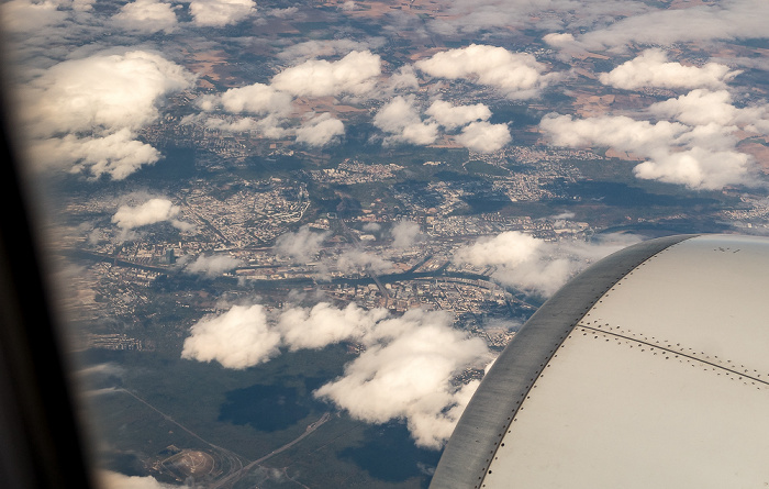 Frankfurt am Main 2018-09-14 Flug DLH1986 München Franz Josef Strauß (MUC/EDDM) - Köln/Bonn (CGN/EDDK) Luftbild aerial photo