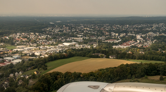 Rheinisch-Bergischer Kreis 2018-09-14 Flug DLH1986 München Franz Josef Strauß (MUC/EDDM) - Köln/Bonn (CGN/EDDK) Luftbild aerial photo