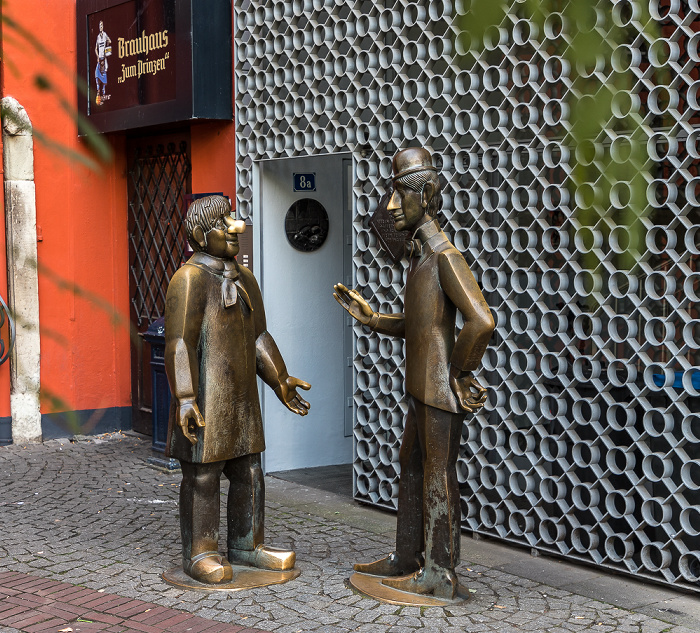 Köln Altstadt: Tünnes-und-Schäl-Denkmal