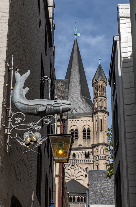Köln Altstadt: Auf dem Rothenberg, Groß St. Martin