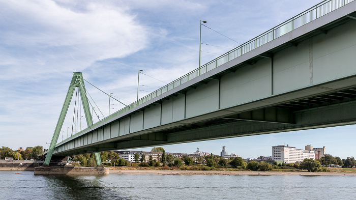 Rhein, Severinsbrücke Köln