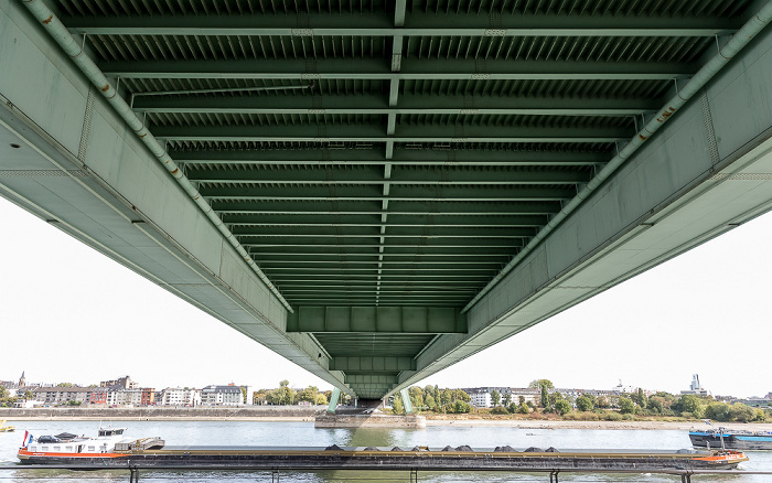 Rhein, Severinsbrücke Köln