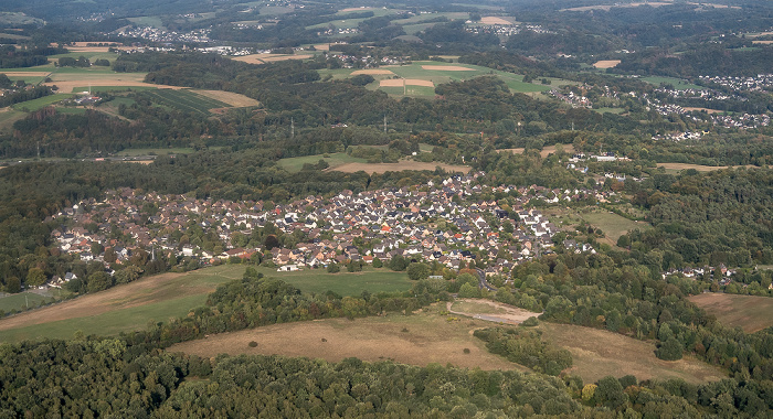 Nordrhein-Westfalen - Rhein-Sieg-Kreis: Altenrath (Troisdorf) 2018-09-16 Flug DLH1991 Köln/Bonn (CGN/EDDK) - München Franz Josef Strauß (MUC/EDDM) Luftbild aerial photo