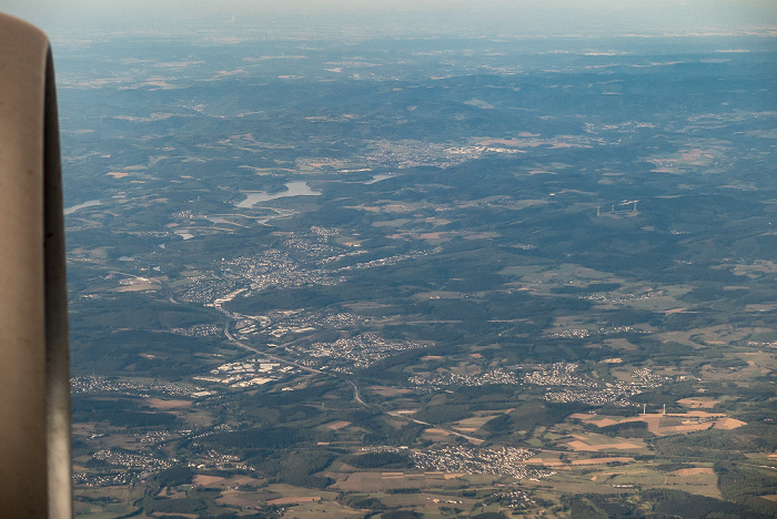 Nordrhein-Westfalen 2018-09-16 Flug DLH1991 Köln/Bonn (CGN/EDDK) - München Franz Josef Strauß (MUC/EDDM) Luftbild aerial photo