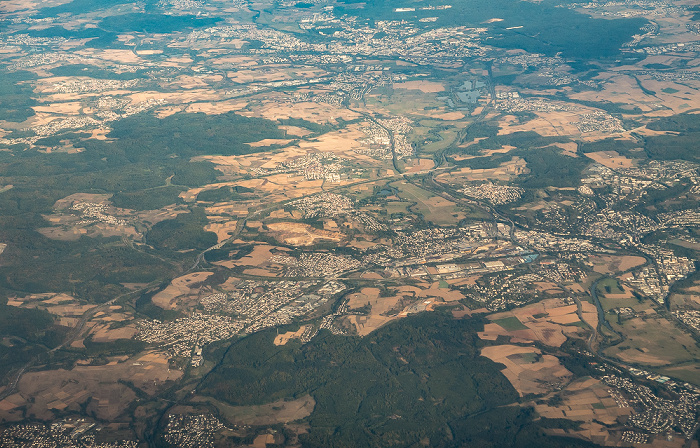 Hessen 2018-09-16 Flug DLH1991 Köln/Bonn (CGN/EDDK) - München Franz Josef Strauß (MUC/EDDM) Luftbild aerial photo