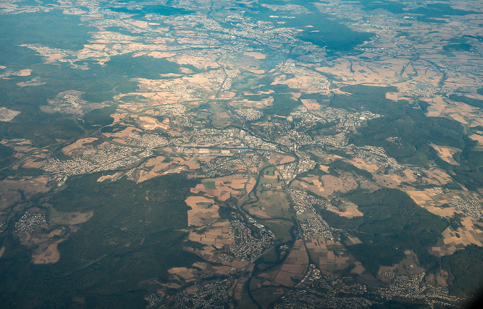 Hessen 2018-09-16 Flug DLH1991 Köln/Bonn (CGN/EDDK) - München Franz Josef Strauß (MUC/EDDM) Luftbild aerial photo