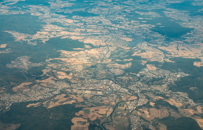 Hessen 2018-09-16 Flug DLH1991 Köln/Bonn (CGN/EDDK) - München Franz Josef Strauß (MUC/EDDM) Luftbild aerial photo