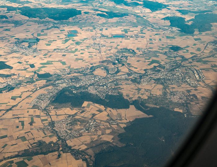 Hessen 2018-09-16 Flug DLH1991 Köln/Bonn (CGN/EDDK) - München Franz Josef Strauß (MUC/EDDM) Luftbild aerial photo