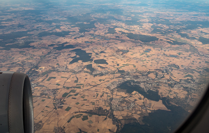 Hessen 2018-09-16 Flug DLH1991 Köln/Bonn (CGN/EDDK) - München Franz Josef Strauß (MUC/EDDM) Luftbild aerial photo