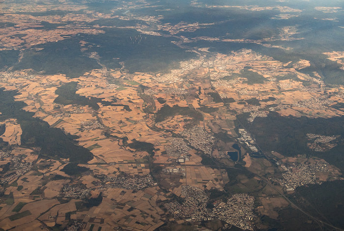 Hessen 2018-09-16 Flug DLH1991 Köln/Bonn (CGN/EDDK) - München Franz Josef Strauß (MUC/EDDM) Luftbild aerial photo