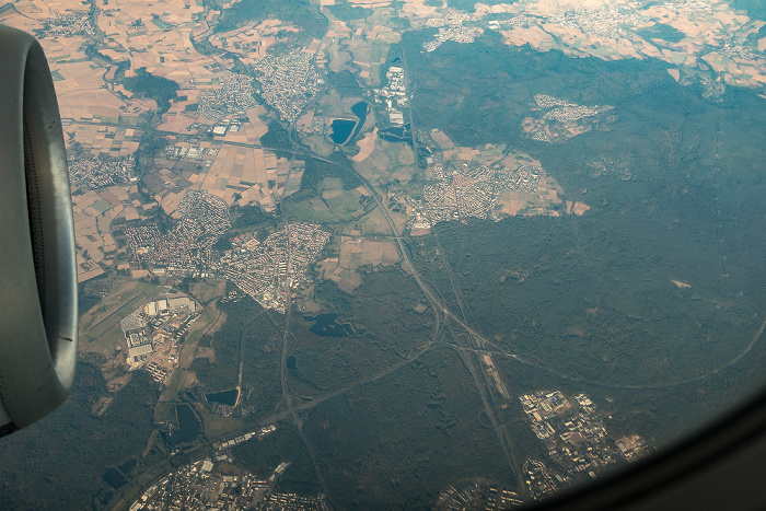 Hessen 2018-09-16 Flug DLH1991 Köln/Bonn (CGN/EDDK) - München Franz Josef Strauß (MUC/EDDM) Luftbild aerial photo