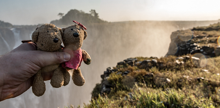 Victoria Falls National Park Victoriafälle: Teddy und Teddine