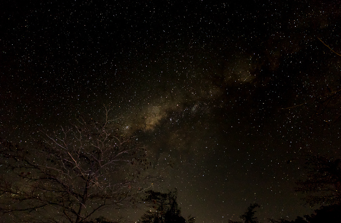 Nachthimmel mit Milchstraße Mumbo Island