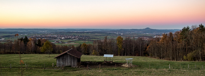 Parkplatz mit Aussicht ins Filstal Gammelshausen